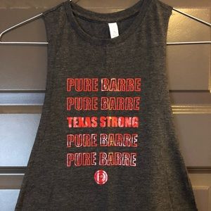 Pure Barre Texas Strong crop top